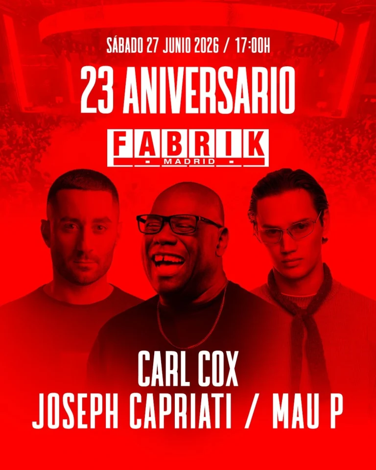 cartel del 23 aniversario de fabrik